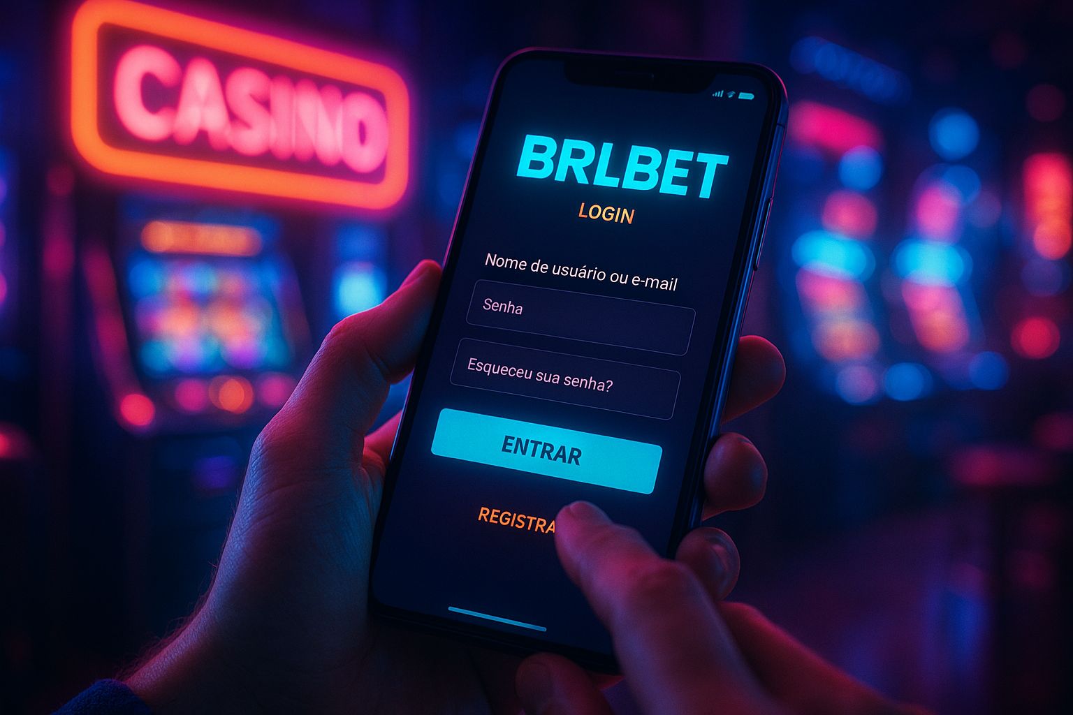 Criar uma nova Conta no plataforma BRLBET